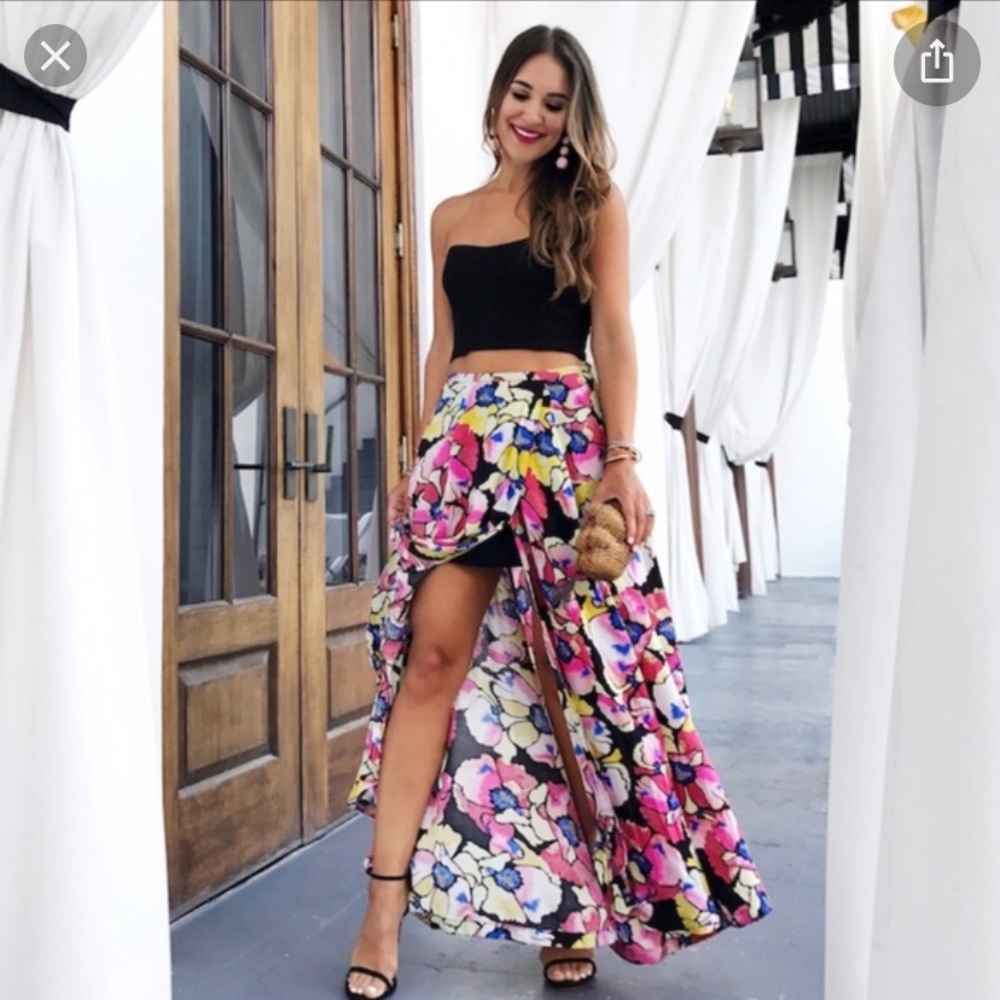 Free people hot tropics skirt